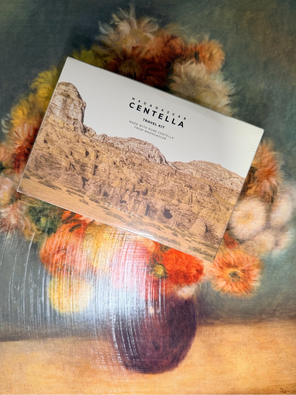 Centella Travel Kit Wall Art Print in Brown and Cream by Mini